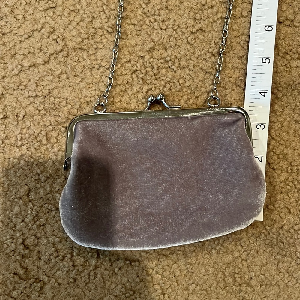 Vintage gray evening bag